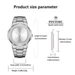 Alloy Watches No LOGO Design Quartz Watch Case Simple Style Sunray Dial Waterproof Wrist Watches - Image 6