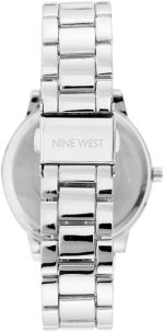 Nine West Women's Crystal Accented Bracelet Watch - Image 2