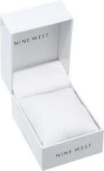 Nine West Women's Floral Dial Smooth Strap Watch - Image 6