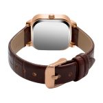 Classic Minimalist Square Watch Custom Logo Leather Strap 3ATM Water Resistant Japan Movement Quartz Women Watches NO LOGO - Image 6